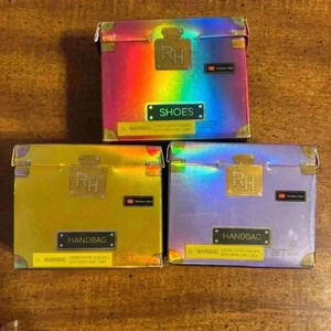 3pk Lot Rainbow High Mini Accessories Lot #3 - 2 Handbag/1 Shoe Surprise Box NIB